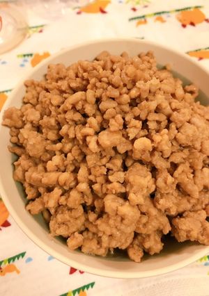 お弁当の定番★豚肉そぼろ-レシピのメイン写真