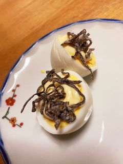 ちょこっとおつまみ☆ゆで卵マヨ昆布-レシピのメイン写真
