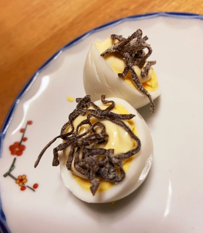 ちょこっとおつまみ☆ゆで卵マヨ昆布-レシピのメイン写真