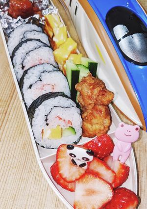 卒園遠足お弁当 簡単海苔巻-レシピのメイン写真