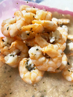 レンジで簡単!えびのジェノベーゼ和え-レシピのメイン写真