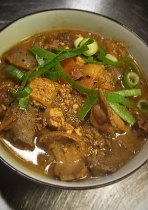 牛モツ&牛スジ煮込み(*≧∀≦*)-レシピのメイン写真