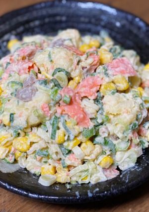 鮭の味噌マヨポテサラ-レシピのメイン写真