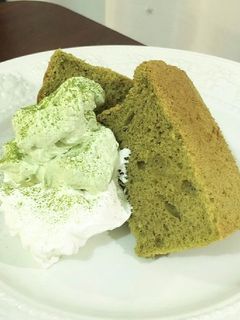 抹茶のシフォンケーキ♪-レシピのメイン写真