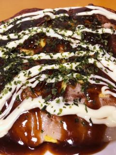 お餅の簡単お好み焼き-レシピのメイン写真
