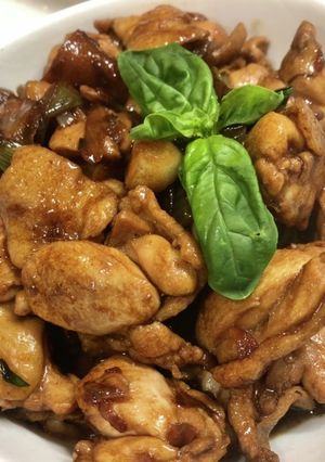 三杯鶏(台湾風鶏肉醤油炒め)-レシピのメイン写真