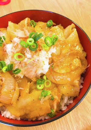 かつお風味をプラス♪さっぱり☆おろし豚丼-レシピのメイン写真