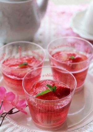 春のフルーツポンチ炭酸クラッシュゼリー-レシピのメイン写真
