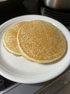 ヴィーガン、砂糖なし米粉のホットケーキ-レシピのメイン写真