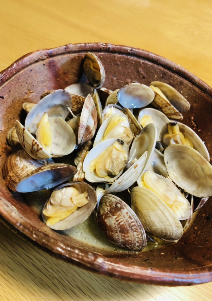 あさりの酒蒸し-レシピのメイン写真