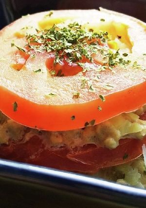 犬ご飯 鶏と野菜のミルフィーユ-レシピのメイン写真