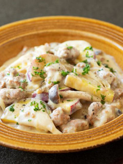 大豆のお肉とさつまいものソイクリーム煮-レシピのメイン写真