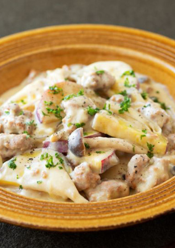 大豆のお肉とさつまいものソイクリーム煮-レシピのメイン写真