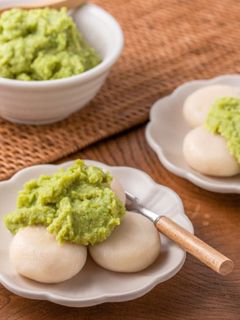 糀甘酒で作る白玉ずんだあん-レシピのメイン写真