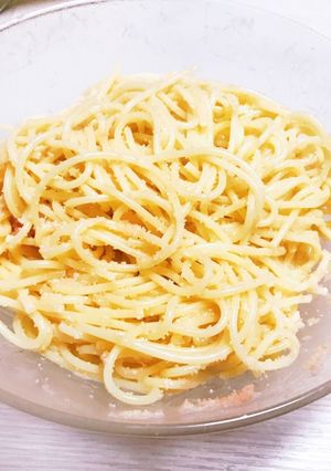 生クリームも牛乳も無し!簡単タラコパスタ-レシピのメイン写真