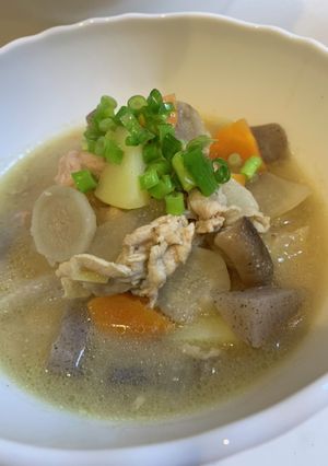 野菜たっぷり胡麻味噌豚汁-レシピのメイン写真