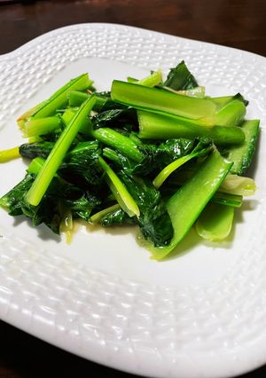 超絶旨い!小松菜のシャキシャキ青菜炒め-レシピのメイン写真