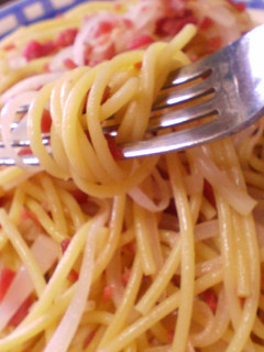 大根と梅干のパスタ-レシピのメイン写真