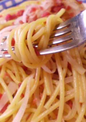 大根と梅干のパスタ-レシピのメイン写真