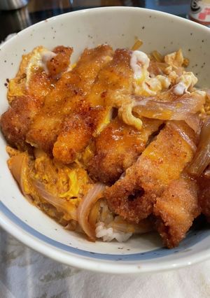 新玉ねぎで♪美味しいカツ丼！-レシピのメイン写真