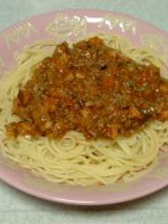 ミートソーススパゲティ-レシピのメイン写真
