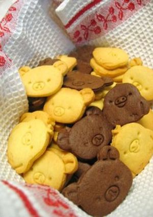 ハーフ＆ハーフでさっくさくクッキー☆彡-レシピのメイン写真