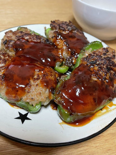 ジューシーなピーマンの肉詰め-レシピのメイン写真