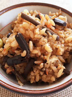 きゃらぶきの炊き込みご飯-レシピのメイン写真