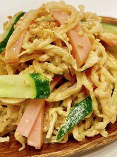 【簡単一品】切り干し大根の胡麻マヨサラダ-レシピのメイン写真