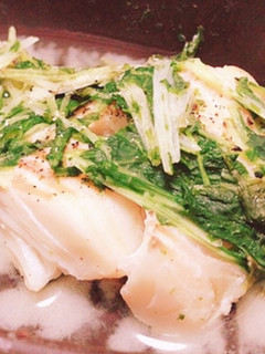 時短!5分でタラのレンジ蒸し-レシピのメイン写真