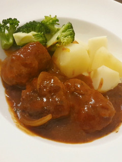 煮込みハンバーグ-レシピのメイン写真