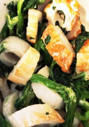 竹輪ほうれん草（高校弁当）-レシピのメイン写真