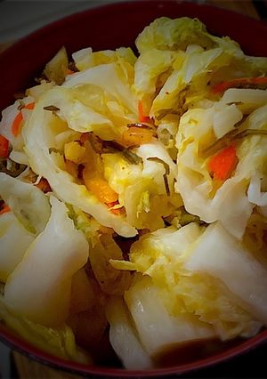 鮭の塩で作る白菜漬け-レシピのメイン写真
