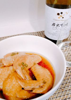 ワインに合う! とり手羽山椒煮-レシピのメイン写真