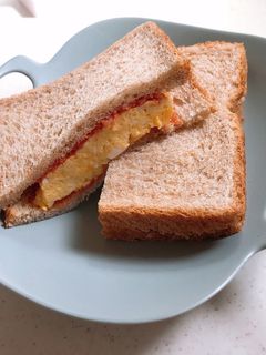 卵1個で!厚焼き卵サンド!-レシピのメイン写真