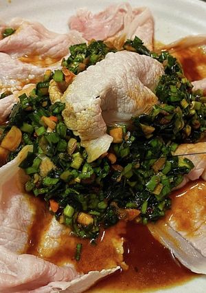 コク味噌ニラだれ 豚しゃぶ-レシピのメイン写真