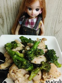 リカちゃん♡鶏ブロッコリーマスタード炒め-レシピのメイン写真