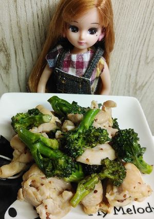 リカちゃん♡鶏ブロッコリーマスタード炒め-レシピのメイン写真