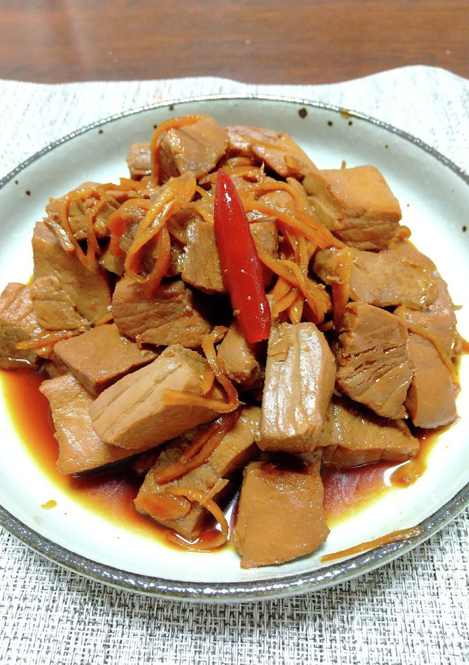 まぐろの佃煮(めばちまぐろのアラを使い)-レシピのメイン写真