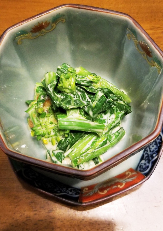 菜の花の甘味噌マヨ和え-レシピのメイン写真