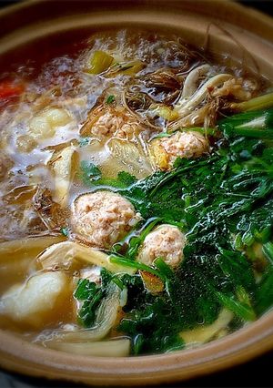 セリの根っこ入りきりたんぽ-レシピのメイン写真