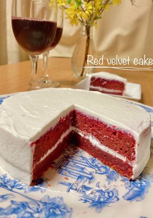 ビーツでレッドベルベットケーキ-レシピのメイン写真