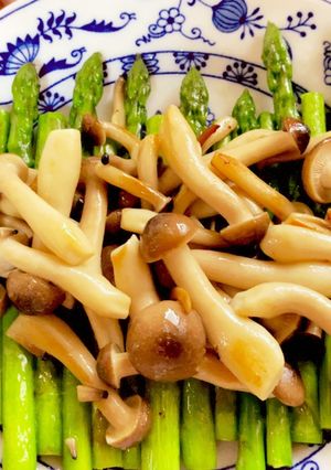 アスパラしめじバター炒め-レシピのメイン写真
