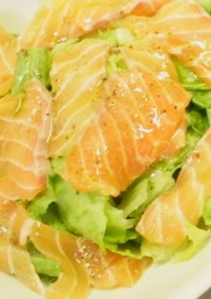 スモークサーモンのマリネサラダ-レシピのメイン写真