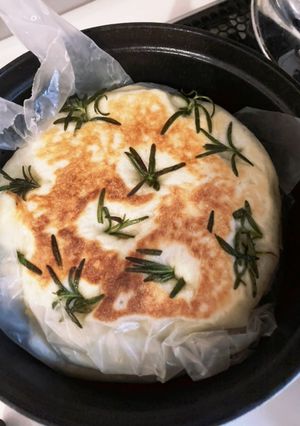 簡単♡staub20でフォカッチャ♡-レシピのメイン写真