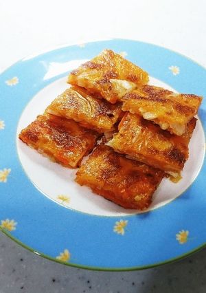 カリカリもちっと美味しい☆キムチチヂミ♫-レシピのメイン写真