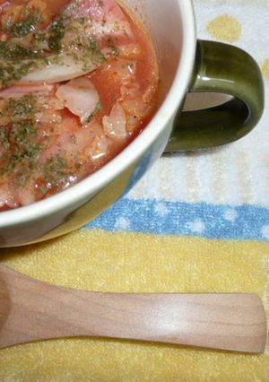 キャベツとベーコンのトマト煮-レシピのメイン写真