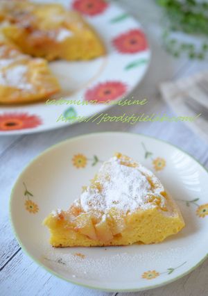 フライパンで簡単☆リンゴのケーキ♪-レシピのメイン写真
