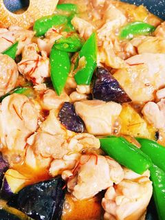 さやえんどうと鶏肉の味噌炒め-レシピのメイン写真