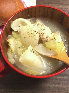 ホットクックでつくるカブと鶏のポトフ-レシピのメイン写真
